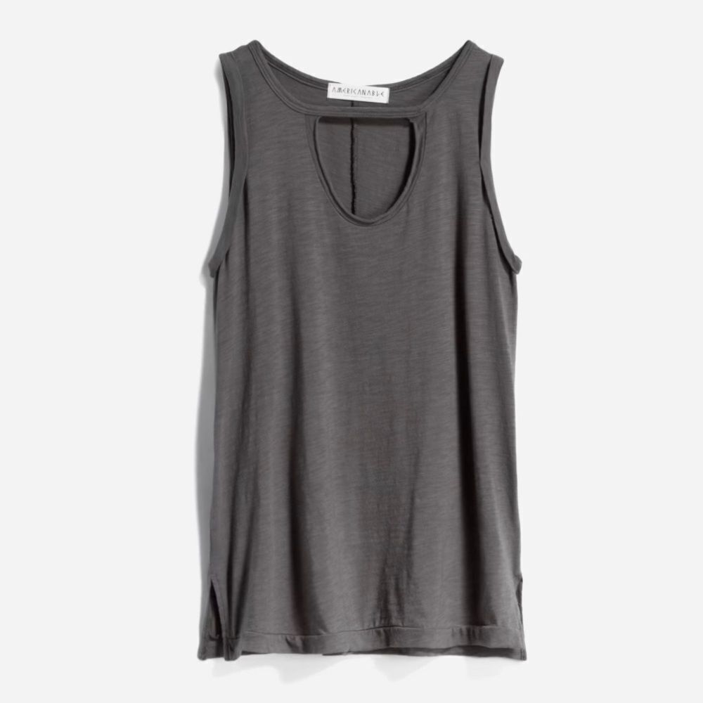 American Able Cleo Keyhole Knit Sleeveless Tank Top Size Medium